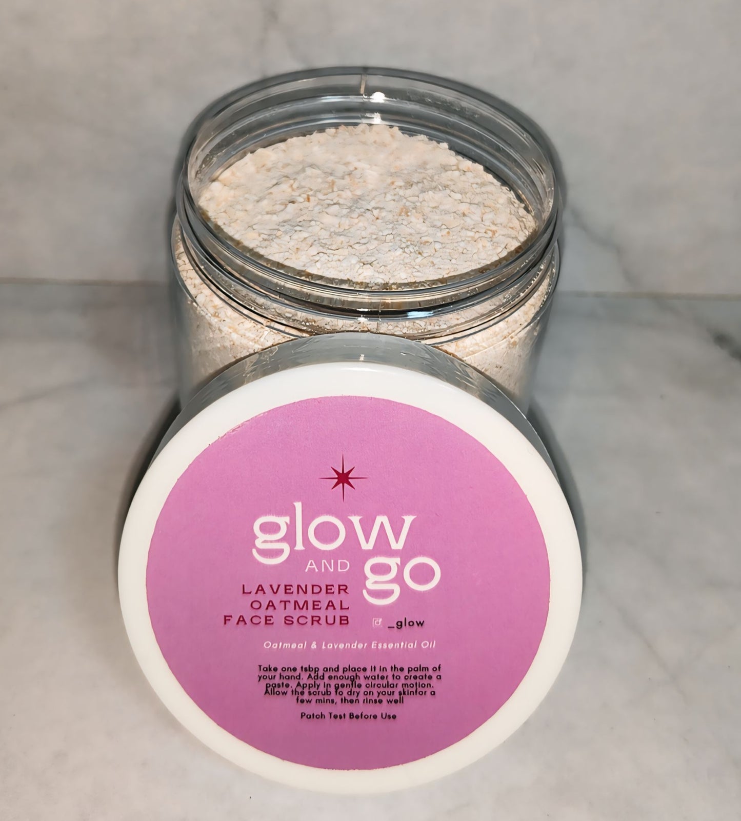 Lavender Oatmeal Face Scrub