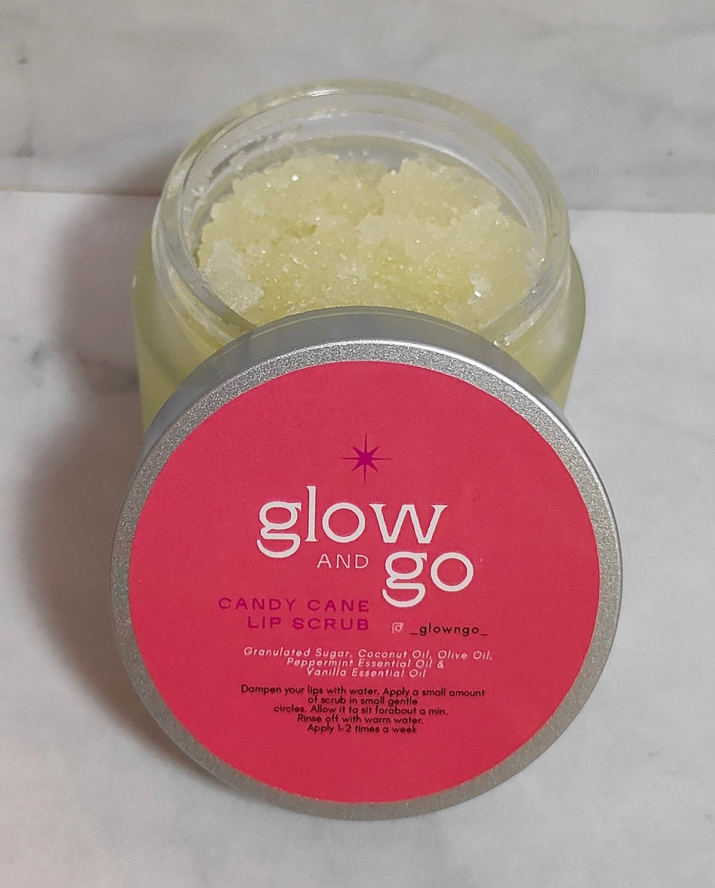 Candy Cane Lip Scrub